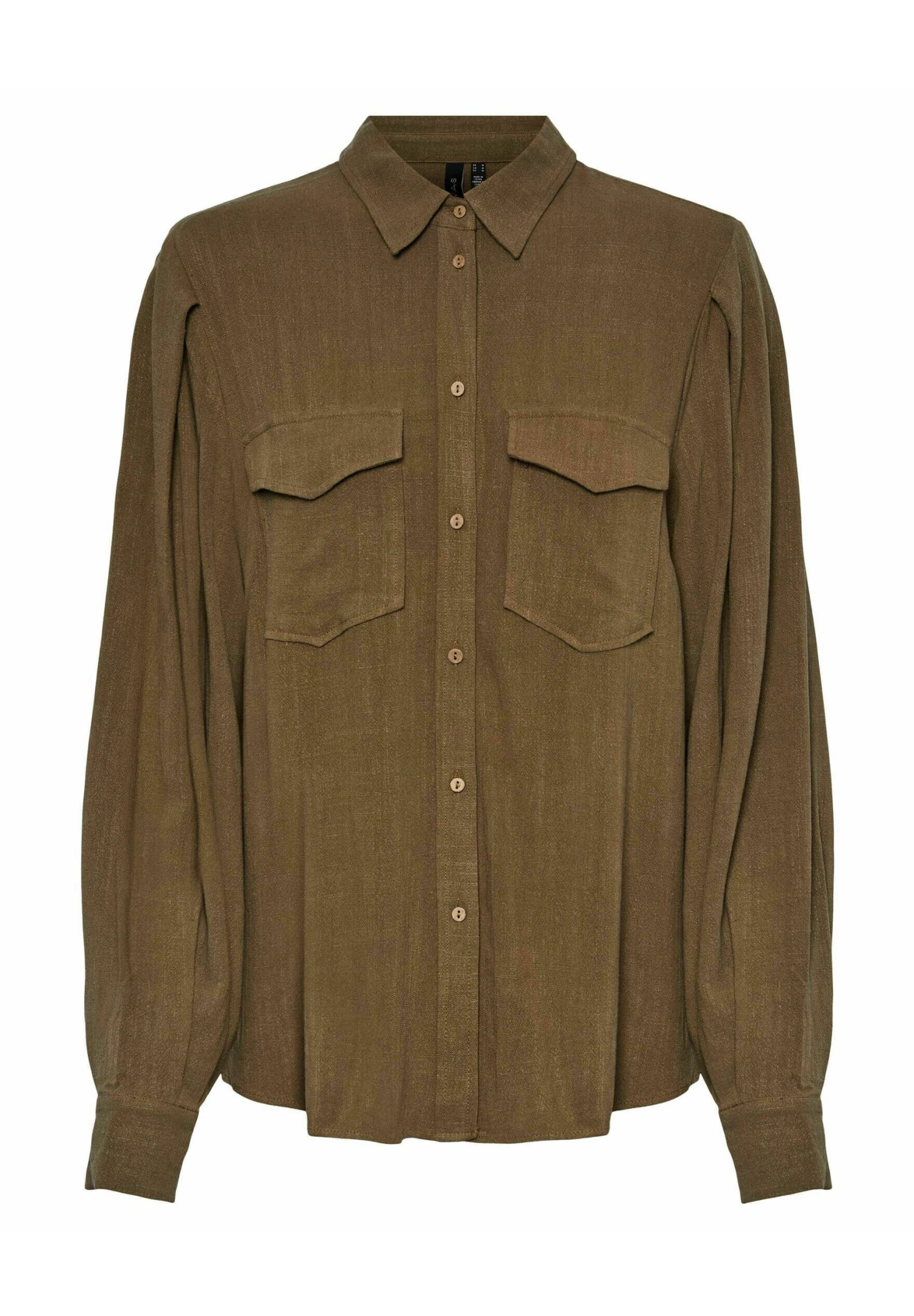 Yasviggi Damen Relaxed Fit - Overhemdblouse - Stein 3 Yasviggi Damen Relaxed Fit - Overhemdblouse - Stein