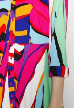 Yassavanna Long Shirt Dress- Maxi-Jurk - Fuchsia Purple -Yas a39e7ac12bfa456f8ca79b54de664f63