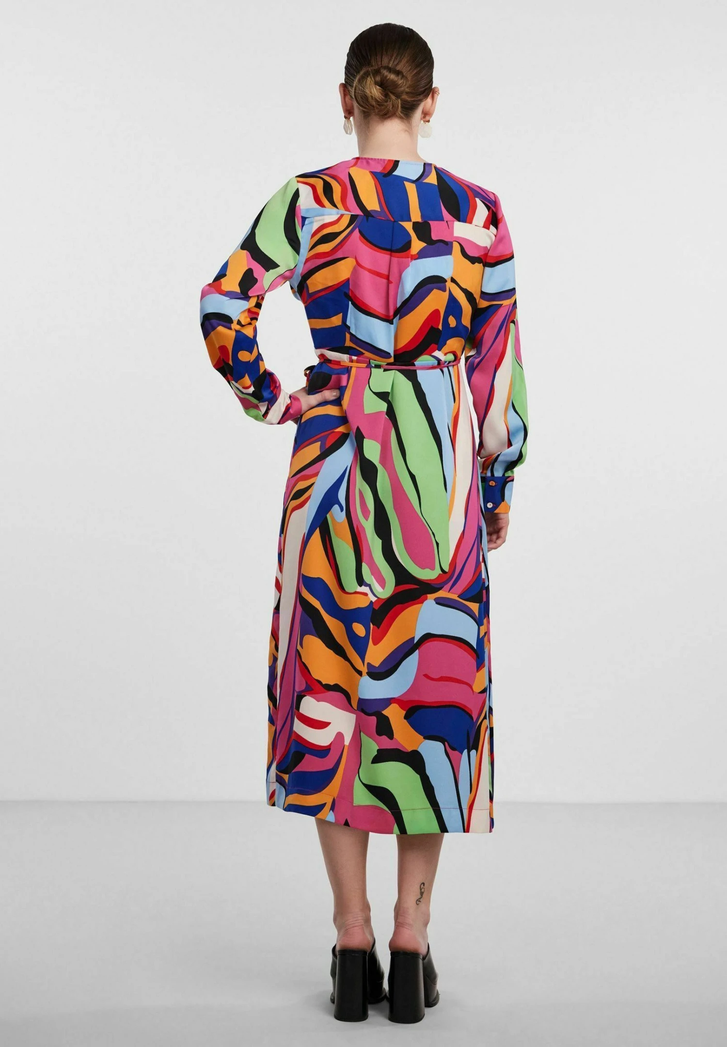 YAS Wickel Pella - Jurk - Fuchsia Purple 4 YAS Wickel Pella - Jurk - Fuchsia Purple - Afbeelding 2