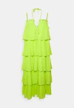 Yaspimo Strap Midi S - Show - Jurk - Neon Yellow -Yas a730e723dea5408f89bf88f6f0a2d747