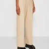 YAS Likka Wide Pants - Broek - Beige