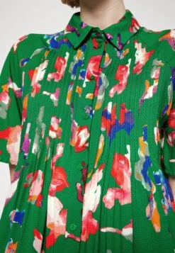 Yasbali Long Shirt Dress - Maxi-Jurk - Green -Yas a771edc58c074114bb00fd9f2594598d