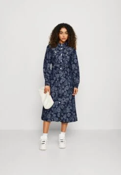 Yasdenise Midi Shirt Dress - Spijkerjurk - Navy Blazer 9 Yasdenise Midi Shirt Dress - Spijkerjurk - Navy Blazer -Yas a7eb3b14421e45b2991387d05991219f