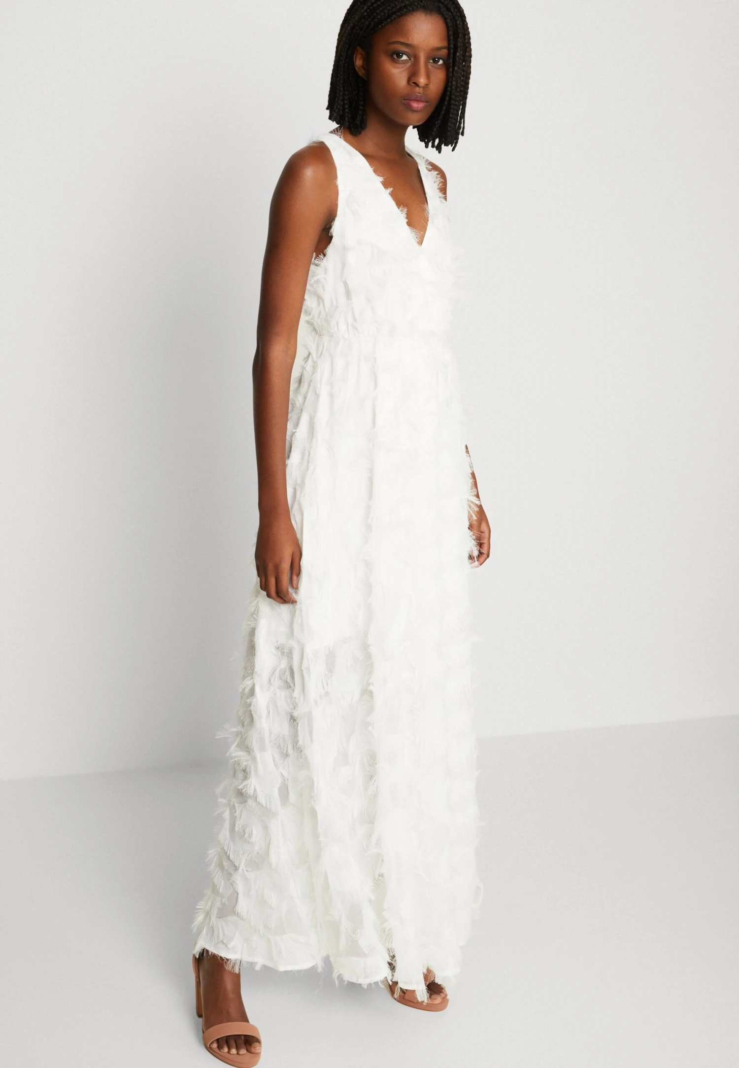 Yaspazy Maxi Dress Celeb - Galajurk - Star White 6 Yaspazy Maxi Dress Celeb - Galajurk - Star White - Afbeelding 4