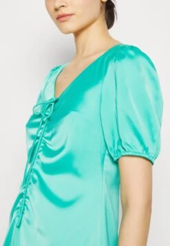 YAS Zura Drawstring Dress - Cocktailjurk - Green -Yas a8133919c24a4468a254eff4e8afe0b0