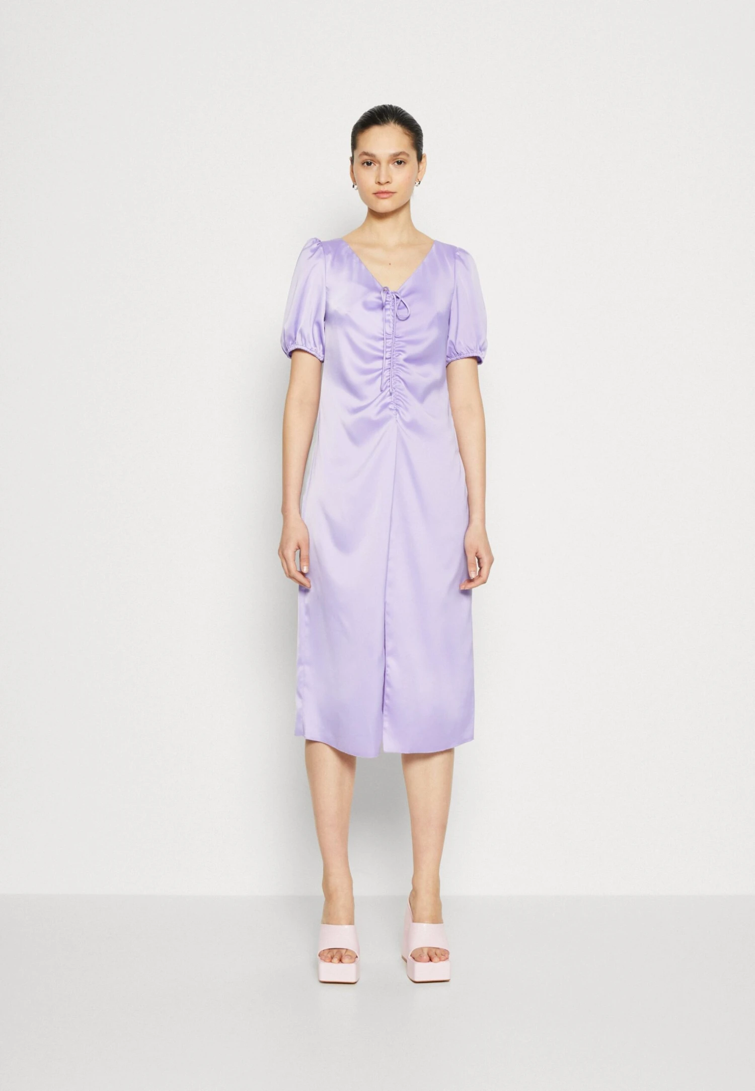 YAS Zura Drawstring Dress - Cocktailjurk - Purple 3 YAS Zura Drawstring Dress - Cocktailjurk - Purple
