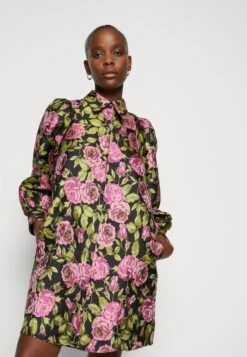 Yastira 7/8 Shirt Dress - Blousejurk - Black -Yas a8644267791145c08674fa67bfd75ca6