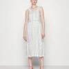 Yaspronto Midi Dress - Jurk - Star White/Blue -Yas a9aa071114c84a9e89f95b9559b27951