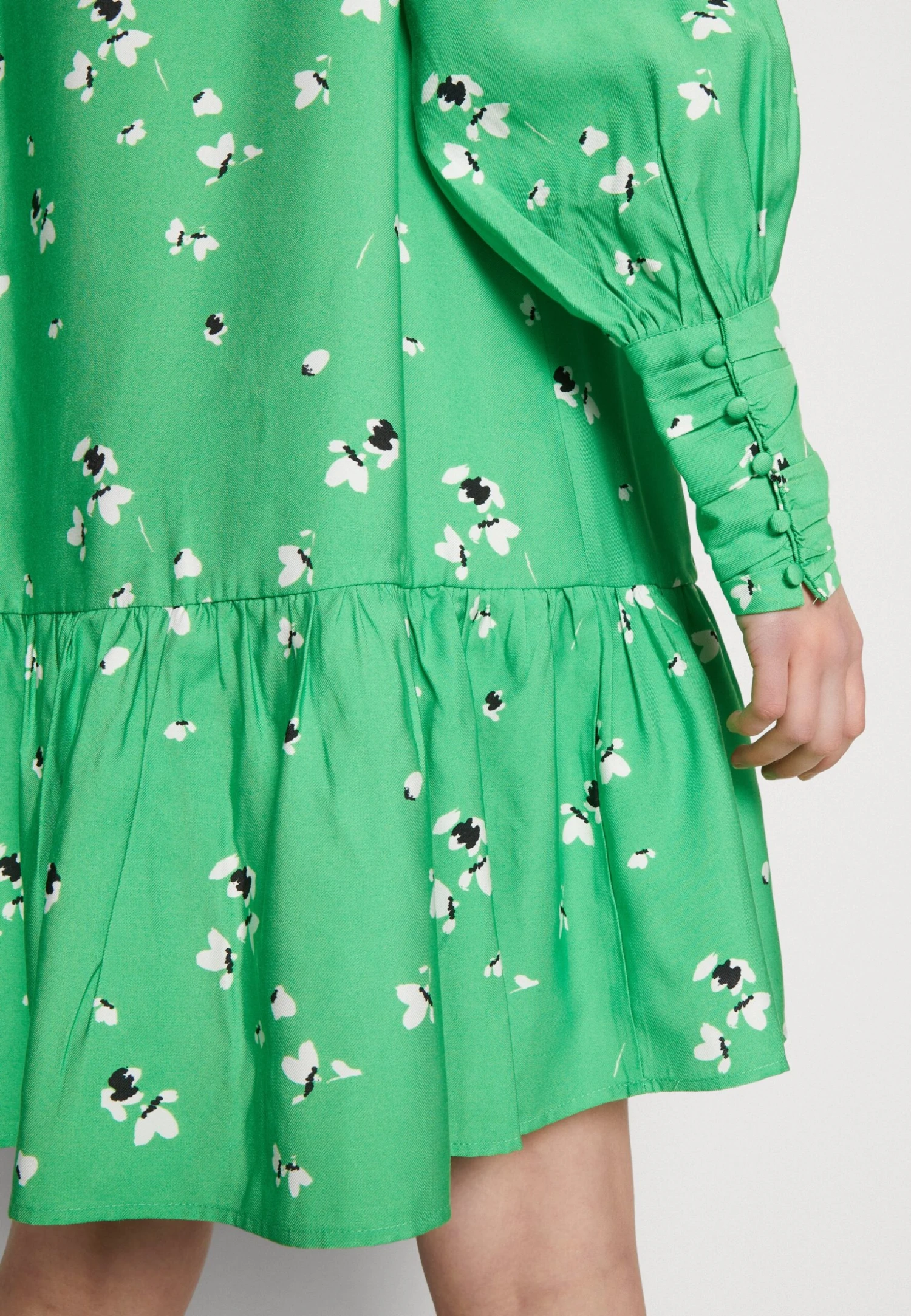 Yasdasla High Neck Dress - Blousejurk - Classic Green 8 Yasdasla High Neck Dress - Blousejurk - Classic Green - Afbeelding 6