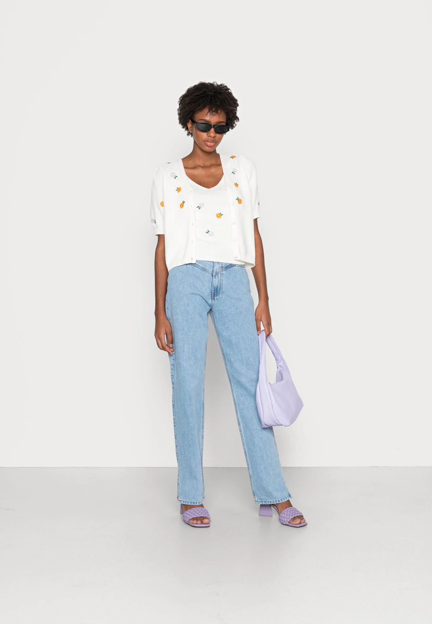 Yaslemo Knit Cardigan - Vest - Star White 4 Yaslemo Knit Cardigan - Vest - Star White - Afbeelding 2