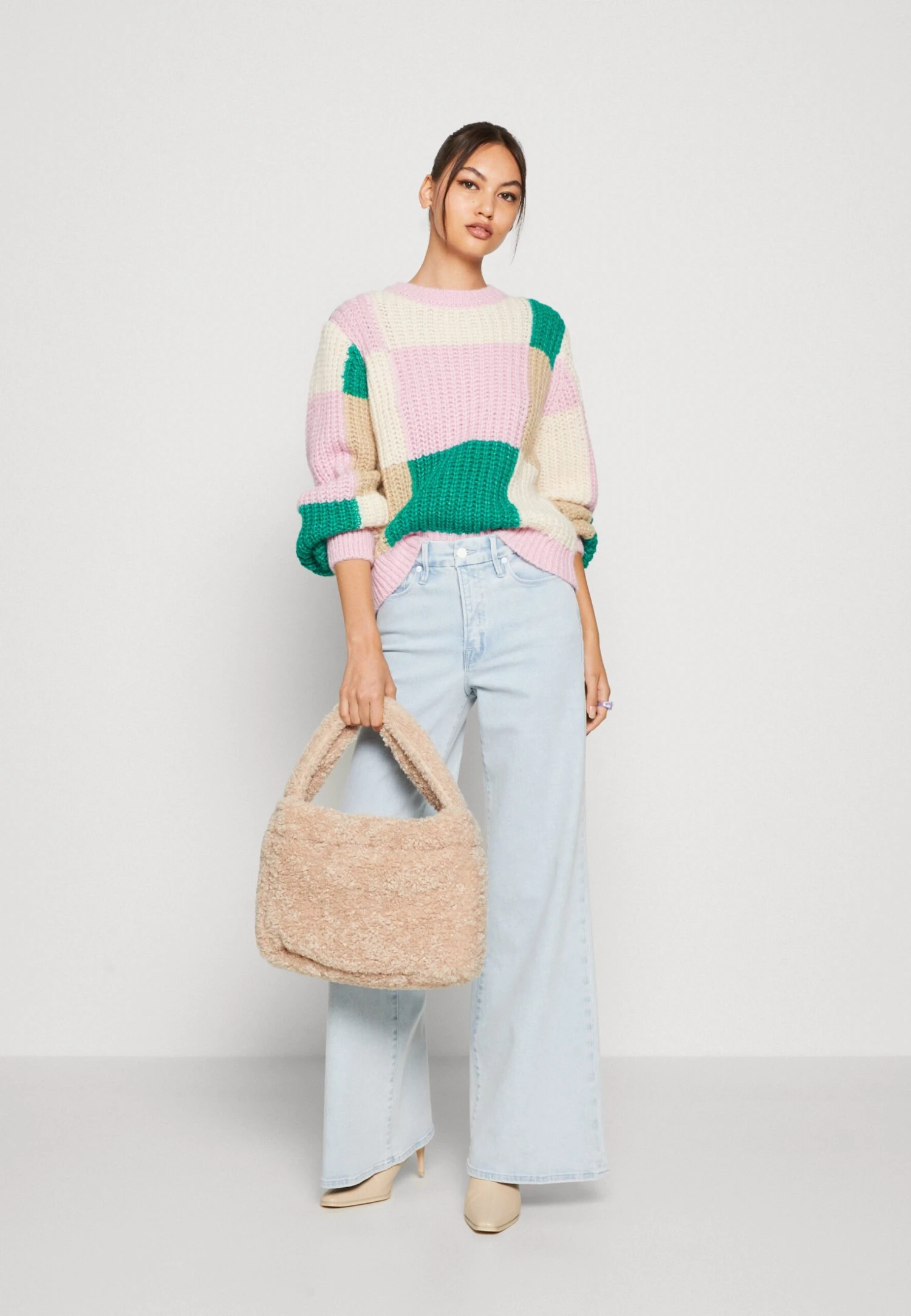 Yastetri - Trui - Pepper Green/Multi Colour 4 Yastetri - Trui - Pepper Green/Multi Colour - Afbeelding 2