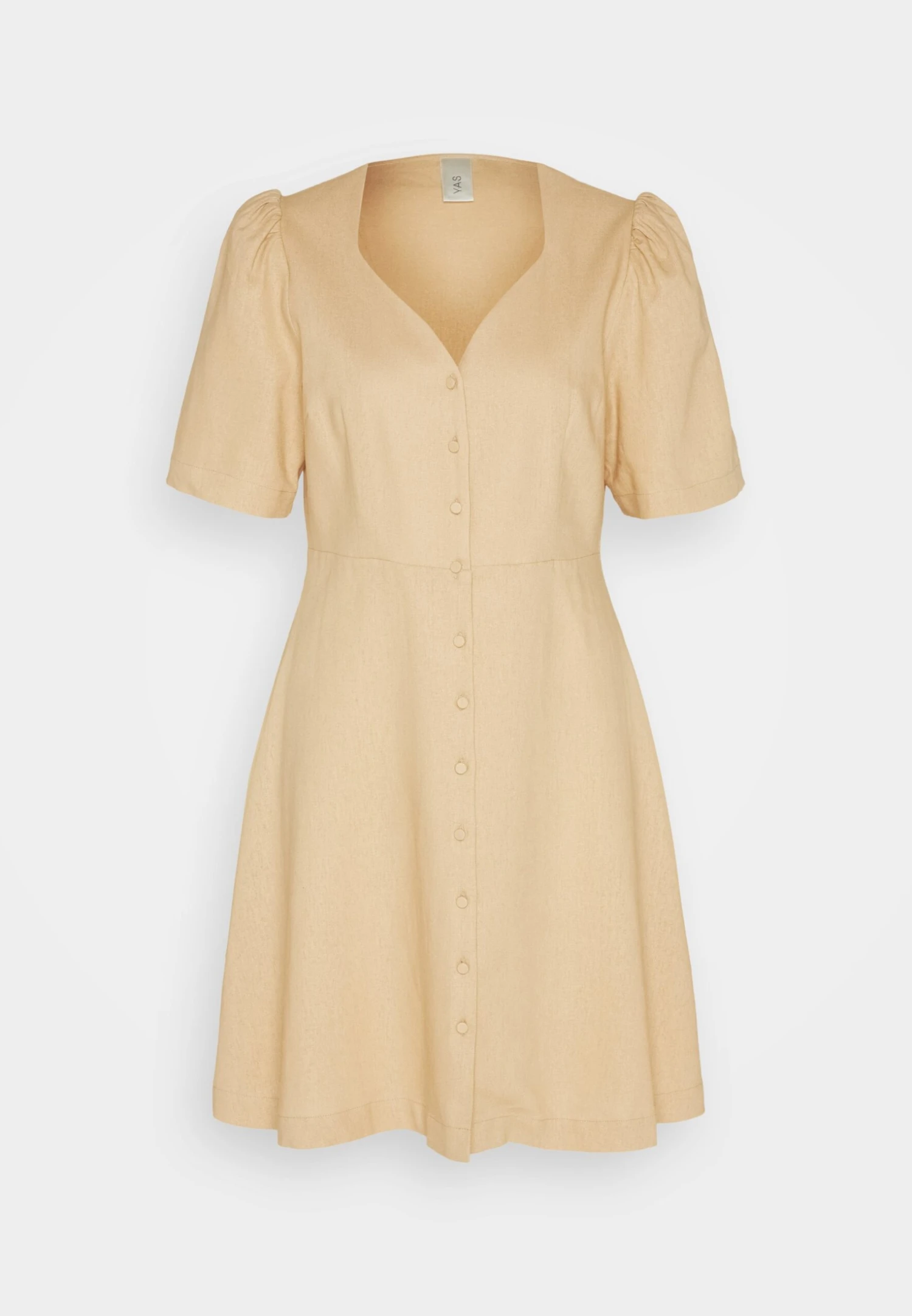 YAS Summer Dress - Blousejurk - Camel 7 YAS Summer Dress - Blousejurk - Camel - Afbeelding 5