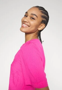 Yasmegsie Dress - Blousejurk - Pink Glo -Yas ae2ca487ee1145f686fbe9bf7c843131