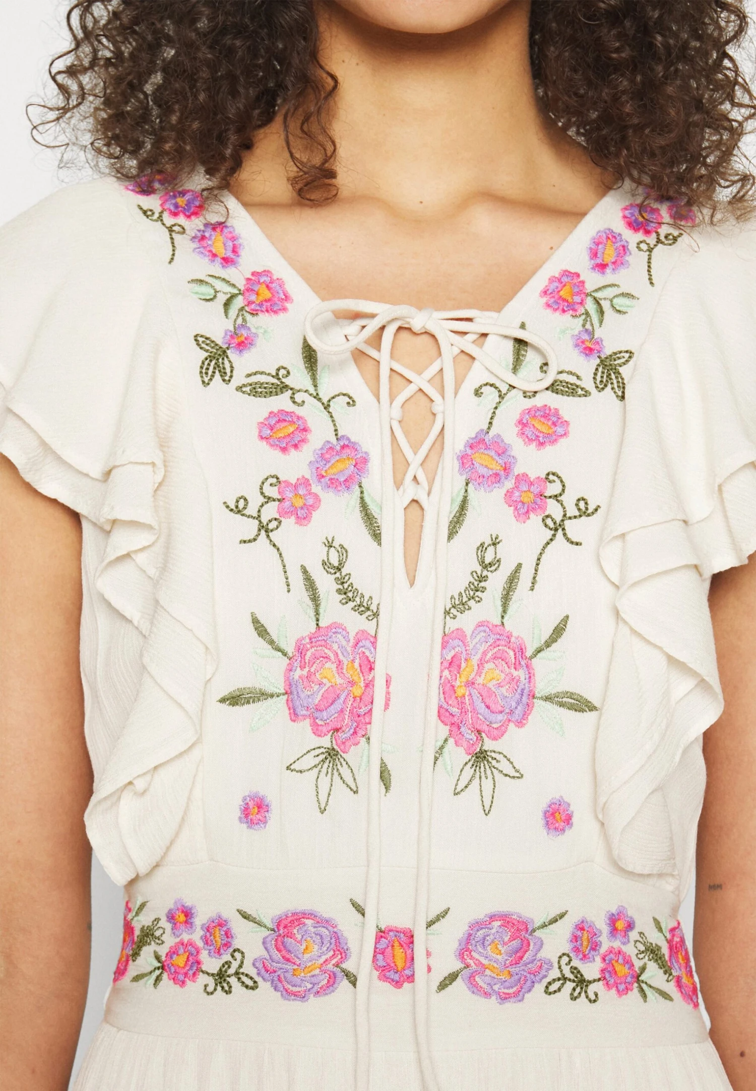 Yashella Dress Fest - Maxi-Jurk - Birch 9 Yashella Dress Fest - Maxi-Jurk - Birch - Afbeelding 7