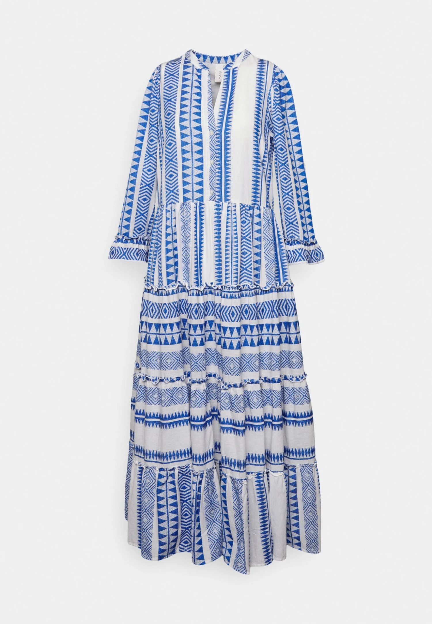 Yasanine 3/4 Midi Dress S. - Fest - Maxi-Jurk - Birchdetail:W. Olympian Blue 7 Yasanine 3/4 Midi Dress S. - Fest - Maxi-Jurk - Birchdetail:W. Olympian Blue - Afbeelding 5