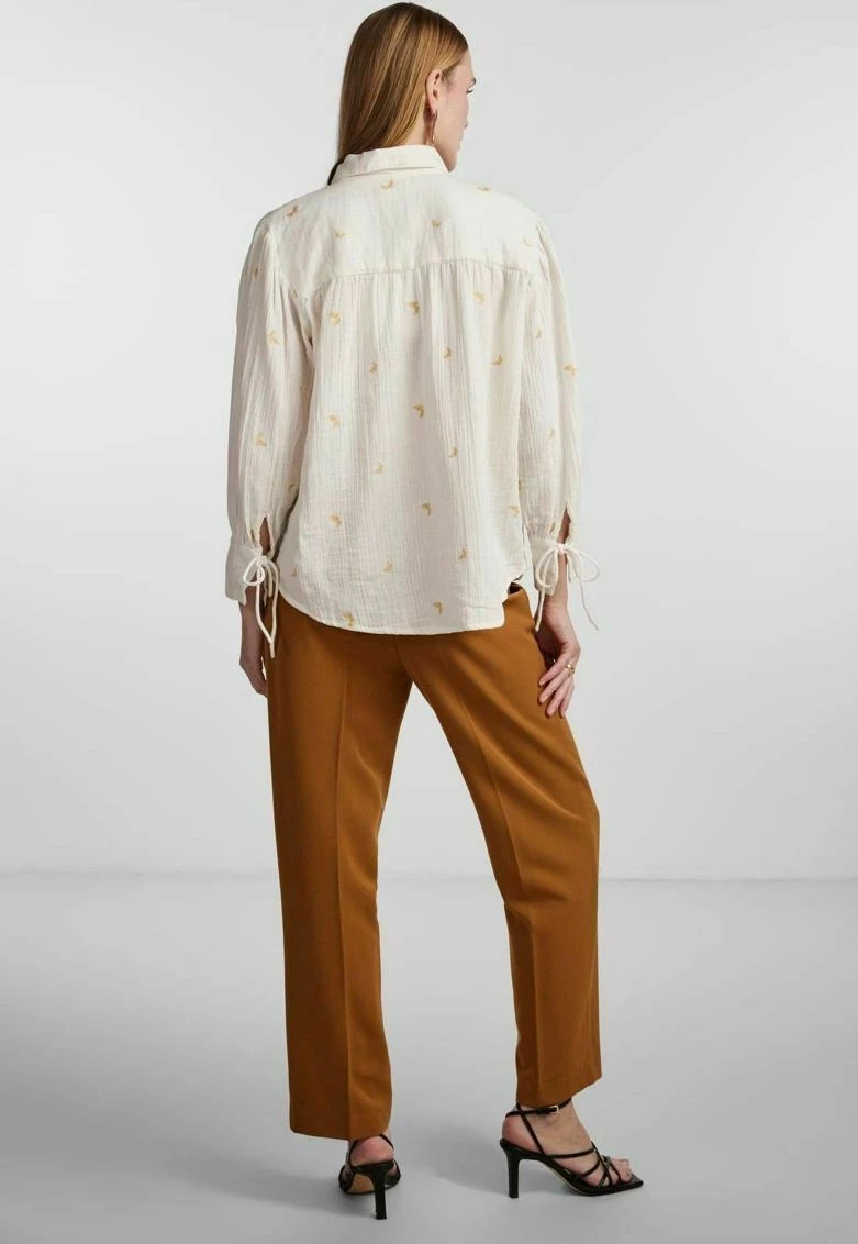 YAS Fly - Overhemdblouse - Star White 5 YAS Fly - Overhemdblouse - Star White - Afbeelding 3