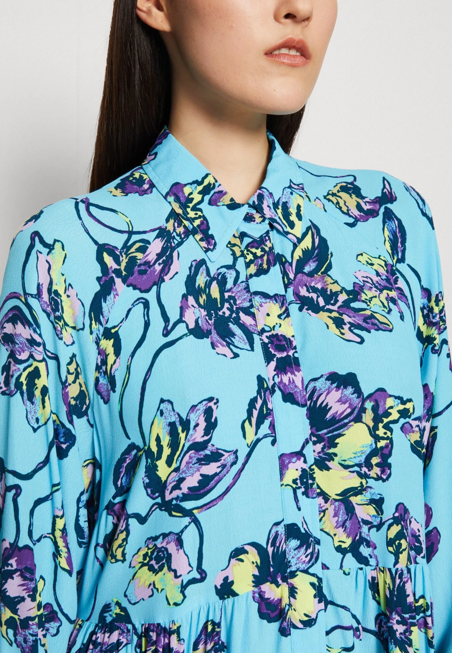 Yastopaz Shirt Dress - Blousejurk - Blue 8 Yastopaz Shirt Dress - Blousejurk - Blue - Afbeelding 6