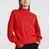 YAS Fonny - Trui - Fiery Red -Yas b499872fa1224e29a5dd53afab4ea098