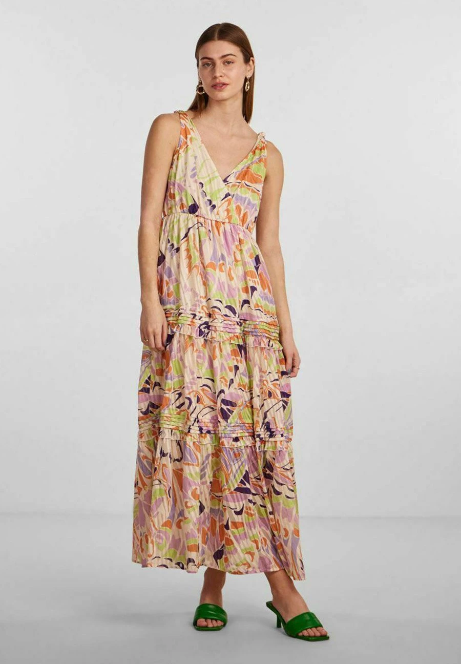 YAS Moth - Maxi-Jurk - Papyrus 3 YAS Moth - Maxi-Jurk - Papyrus