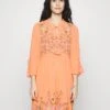 Yaschella Tunic Dress Fest - Jurk - Fresh Salmon -Yas b6dd3707adc14dc8af1599580760bbd9