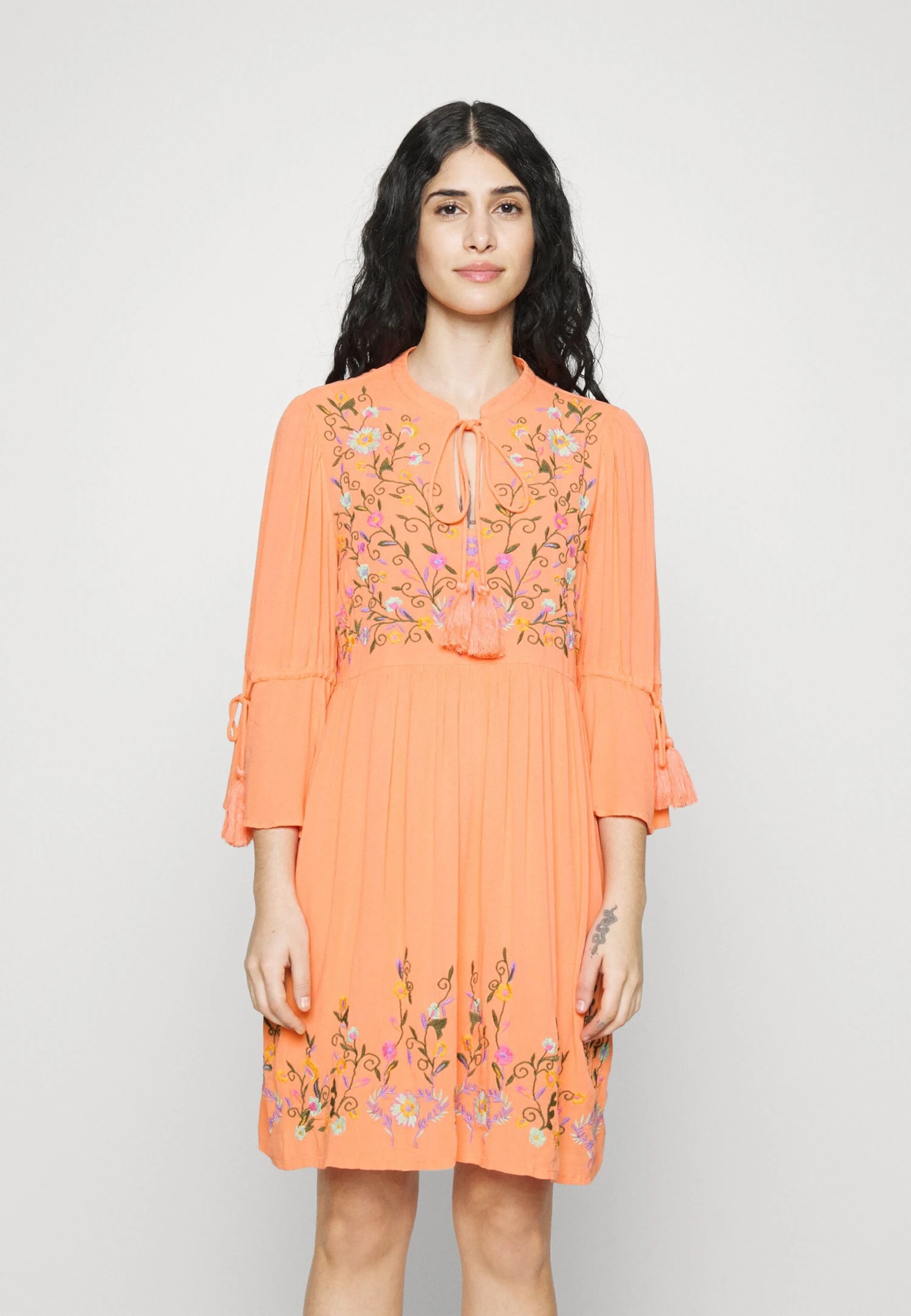 Yaschella Tunic Dress Fest - Jurk - Fresh Salmon 3 Yaschella Tunic Dress Fest - Jurk - Fresh Salmon