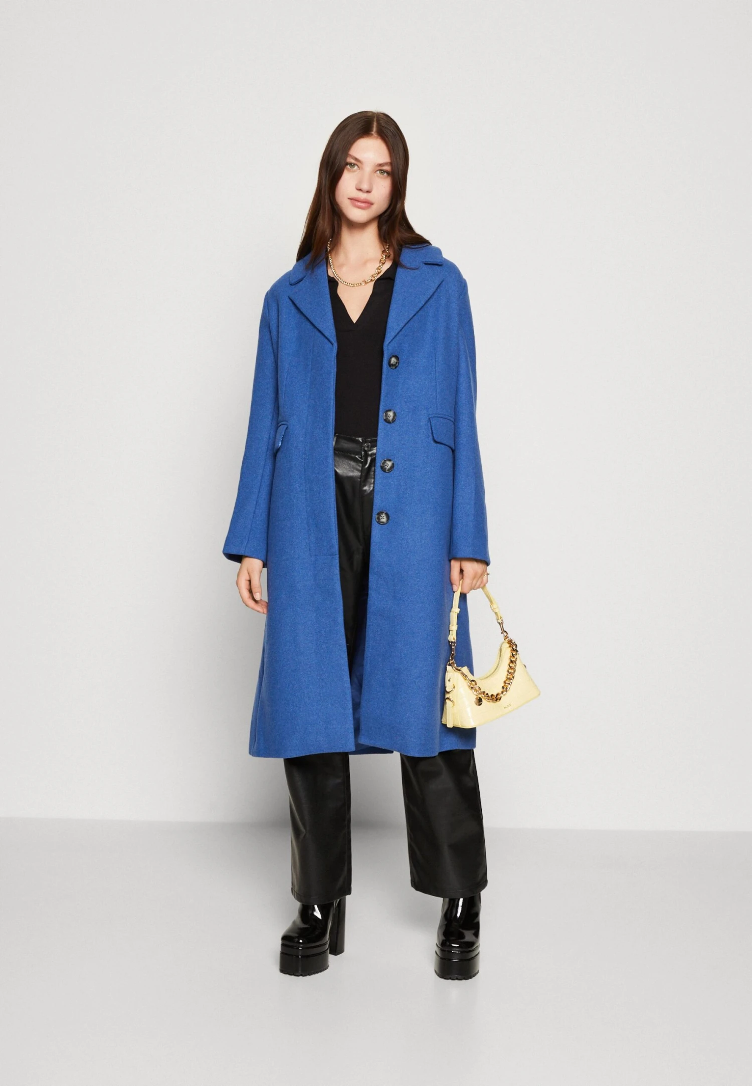 Yaslima Coat - Mantel - Federal Blue 4 Yaslima Coat - Mantel - Federal Blue - Afbeelding 2