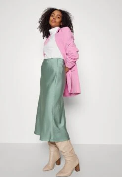 Yaspastella Midi Skirt - A-Lijn Rok - Green Milieu -Yas b801503bd8f44c899aa1b56d1e6d4a67
