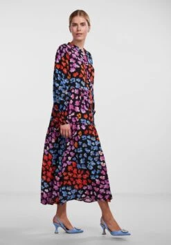Yasalira Long Shirt Dress - Blousejurk - Blackaop Liro Print 9 Yasalira Long Shirt Dress - Blousejurk - Blackaop Liro Print -Yas b830963ab79949e9a963844994bb11ae