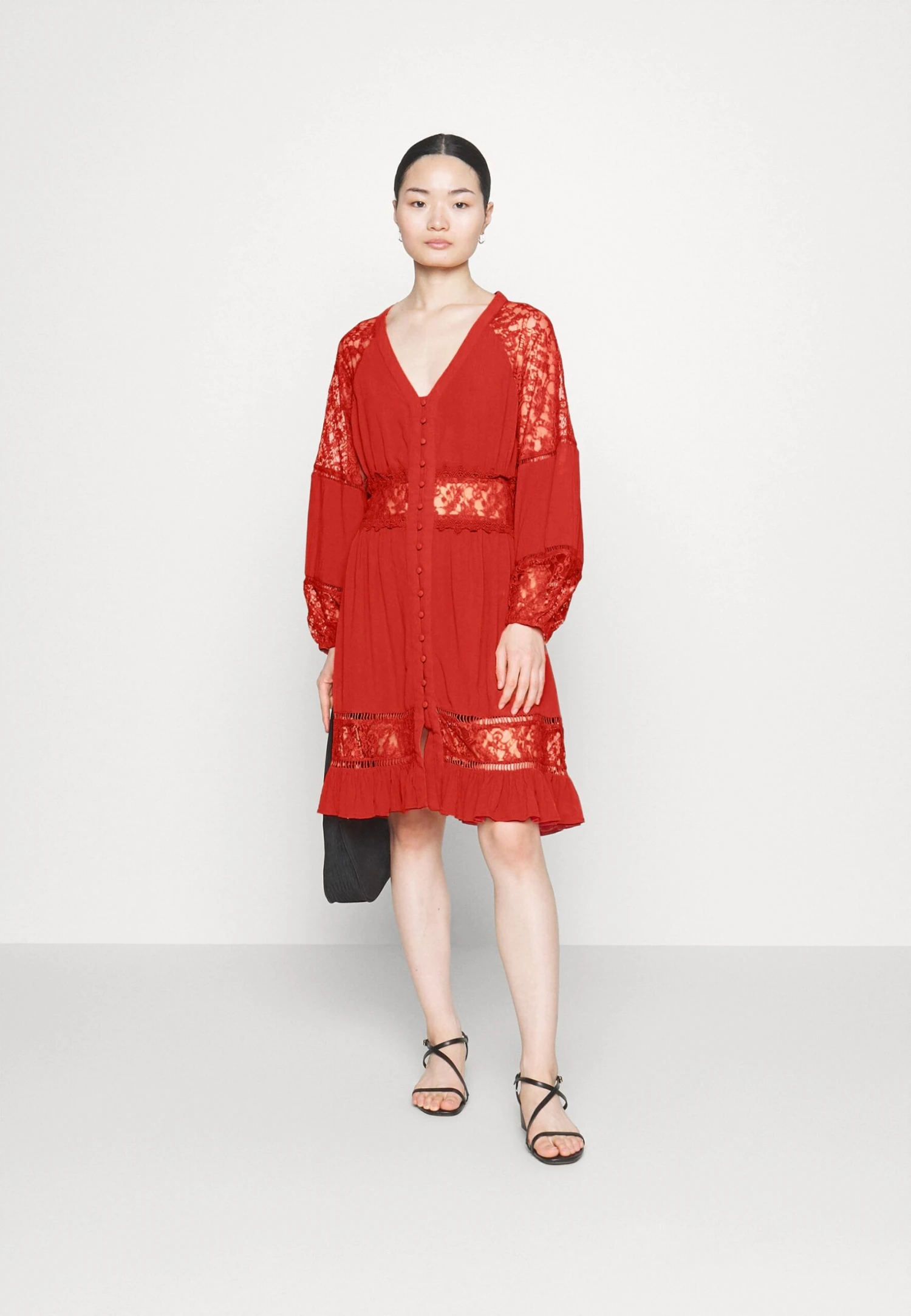 Yasmeza Dress - Jurk - Burnt Ochre 4 Yasmeza Dress - Jurk - Burnt Ochre - Afbeelding 2