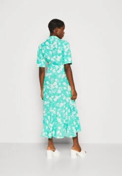 YAS Hawaii Midi Wrap Dress - Jurk - Star White -Yas b9b8345d975f45b5a602224ca6864447