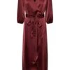 YAS Kandi - Maxi-Jurk - Burgundy -Yas b9ca3d690def49d1995744a29ef9f54d
