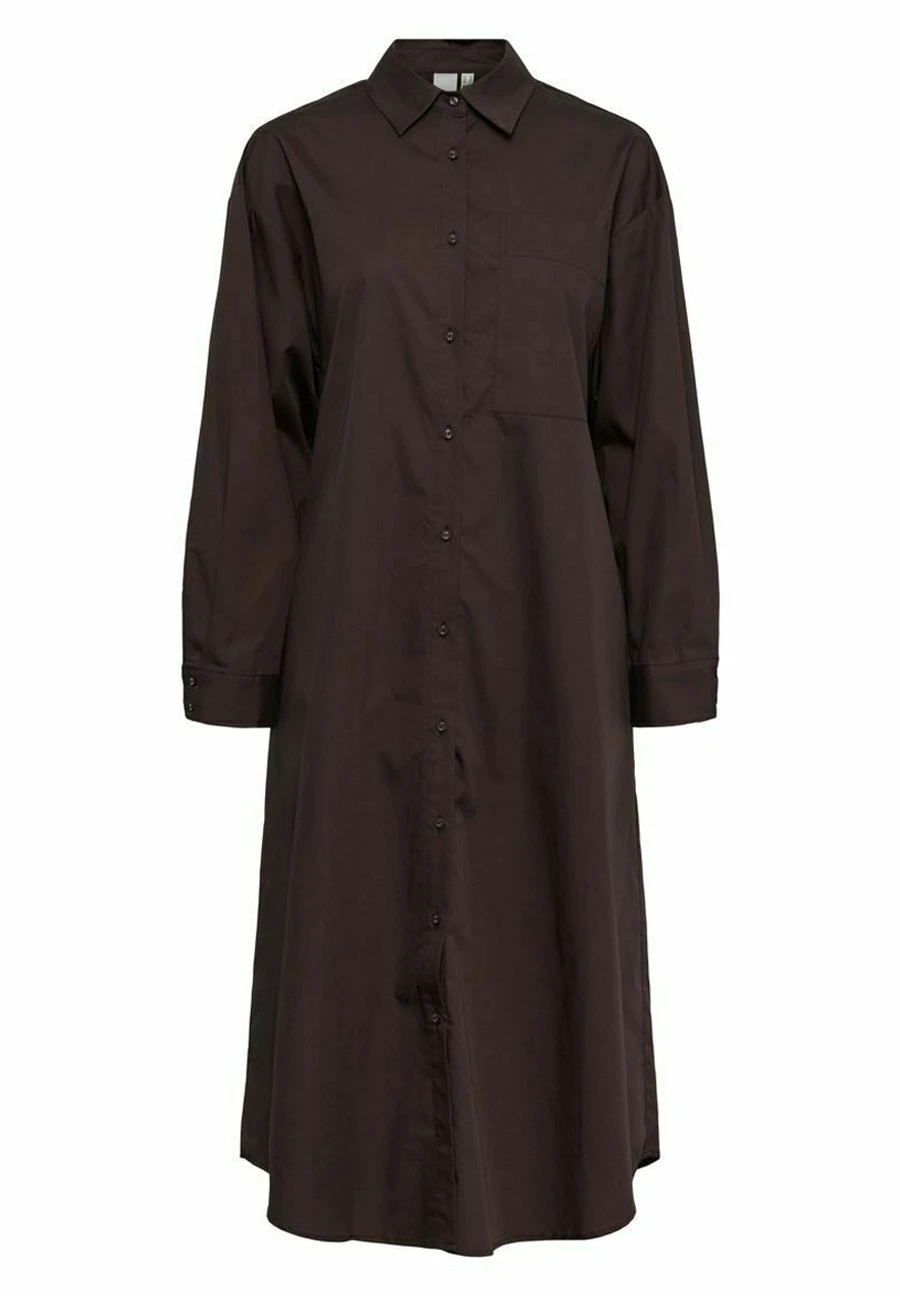 YAS Jubili - Blousejurk - Seal Brown 7 YAS Jubili - Blousejurk - Seal Brown - Afbeelding 5