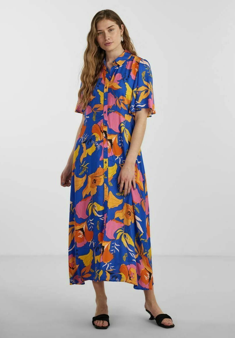 Yaselly - Maxi-Jurk - Dazzling Blue 3 Yaselly - Maxi-Jurk - Dazzling Blue