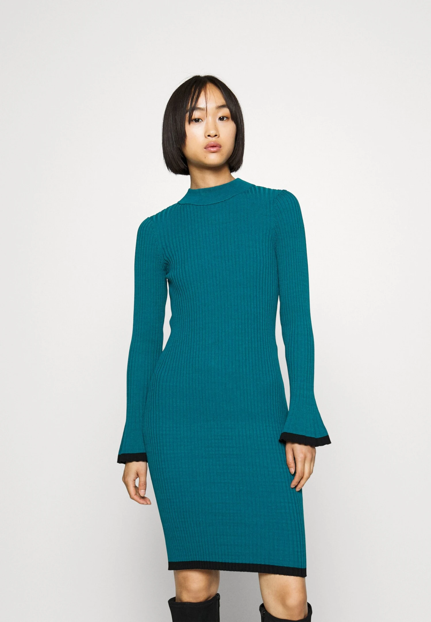 Yastrista - Gebreide Jurk - Turquoise 3 Yastrista - Gebreide Jurk - Turquoise