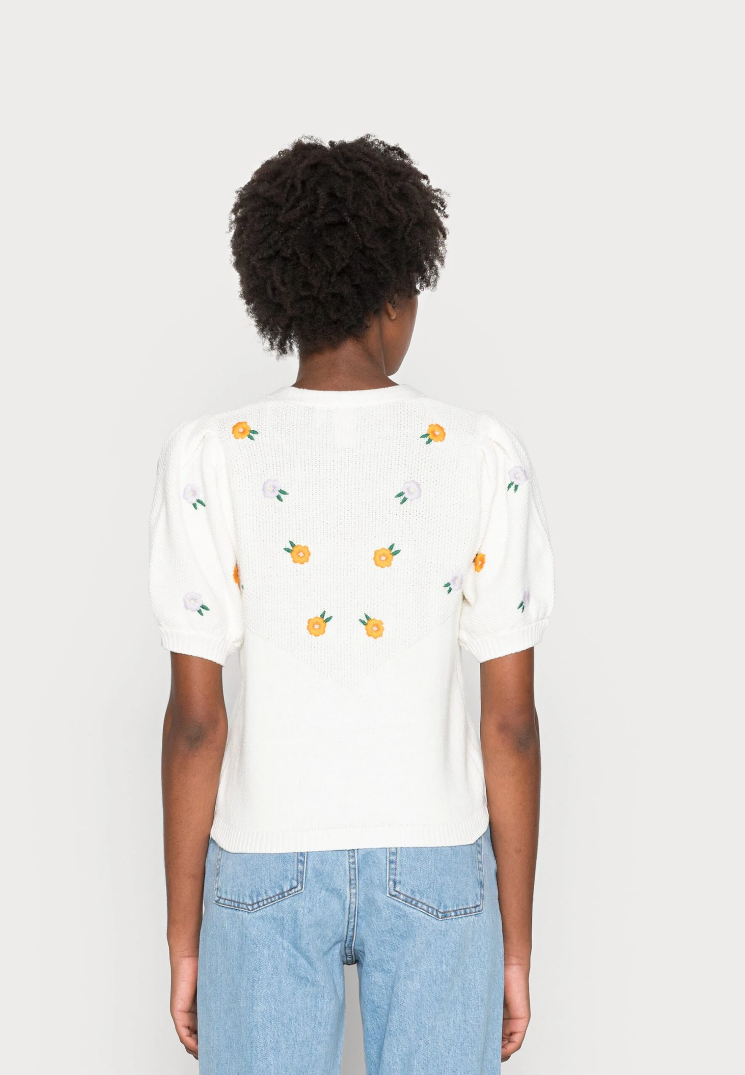 Yaslemo Knit Cardigan - Vest - Star White 5 Yaslemo Knit Cardigan - Vest - Star White - Afbeelding 3