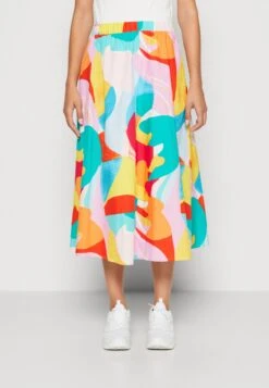 Yasrimo Midi Skirt Show - A-Lijn Rok - Cerulean/Rimo