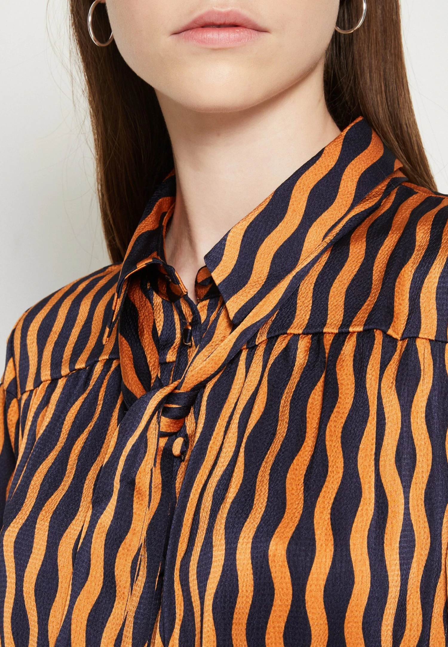 Yashalasa Long Dress - Blousejurk - Peacoat/Halasa 8 Yashalasa Long Dress - Blousejurk - Peacoat/Halasa - Afbeelding 6