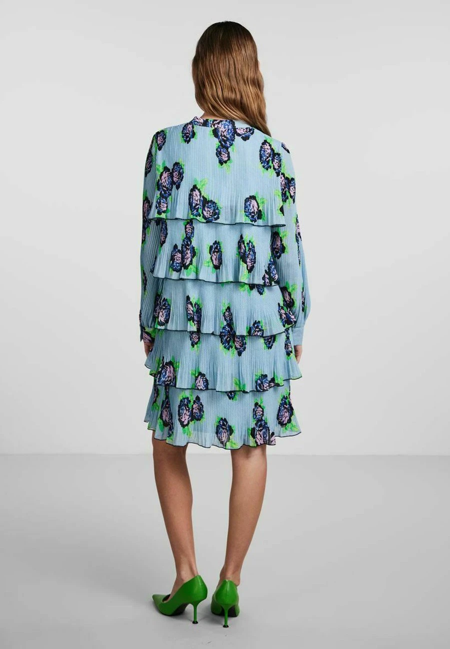 Yasrosola - Blousejurk - Blue Topaz 5 Yasrosola - Blousejurk - Blue Topaz - Afbeelding 3