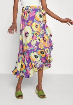 YAS Midi Wrap Skirt - A-Lijn Rok - Deep Lavender/Spectrum Print 11 YAS Midi Wrap Skirt - A-Lijn Rok - Deep Lavender/Spectrum Print -Yas c0f4bec10b7f4d9fae4504752331d009