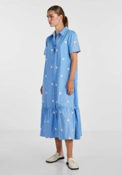 Yasembi Midi - Blousejurk - Little Boy Blue 9 Yasembi Midi - Blousejurk - Little Boy Blue -Yas c2bb1dc5662745fc8d64cc06f1806c92