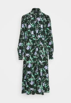 Yaskatyra Midi Shirt Dress - Blousejurk - Black Katyra Aop -Yas c38c60ddfb1945f2ab36d7cc72bbbf7c