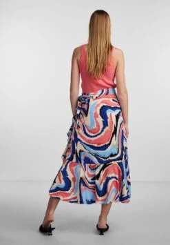 Yashildi Hw Midi- Wikkelrok - Birch/Hildi Print -Yas c43d16fafaa749f3b74c4e6894952d69