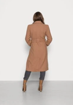 Yaskiliva Coat - Trenchcoat - Tobacco Brown -Yas c59c714e8bcb4bdcb2efa77a6e40c457