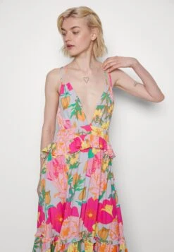 Yaslullah Strap Maxi Dress- Jurk - Heather/Lullah Aop 12 Yaslullah Strap Maxi Dress- Jurk - Heather/Lullah Aop -Yas c71ab93a1418499087a84ac73612a8c2