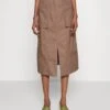 Yascargi Midi Skirt - A-Lijn Rok - Caribou -Yas c73966da82294802972b36395c440196