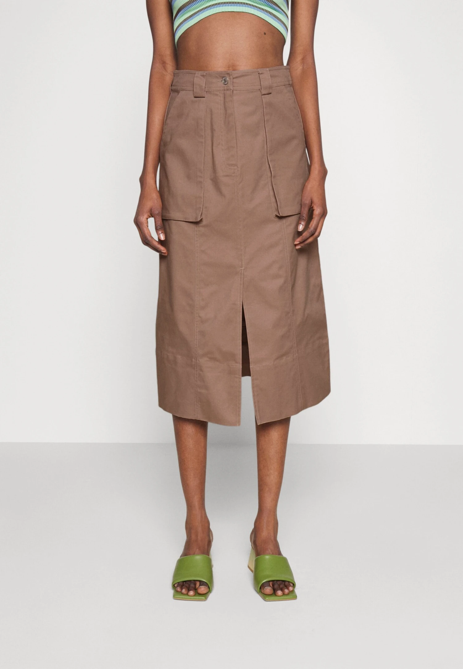 Yascargi Midi Skirt - A-Lijn Rok - Caribou 3 Yascargi Midi Skirt - A-Lijn Rok - Caribou