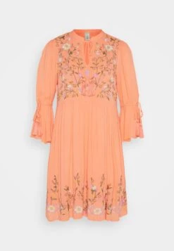 Yaschella 3/4 Tunic Dress - Jurk - Apricot 12 Yaschella 3/4 Tunic Dress - Jurk - Apricot -Yas c8bc871f19534b1e8ac04bbf6d2dba9b