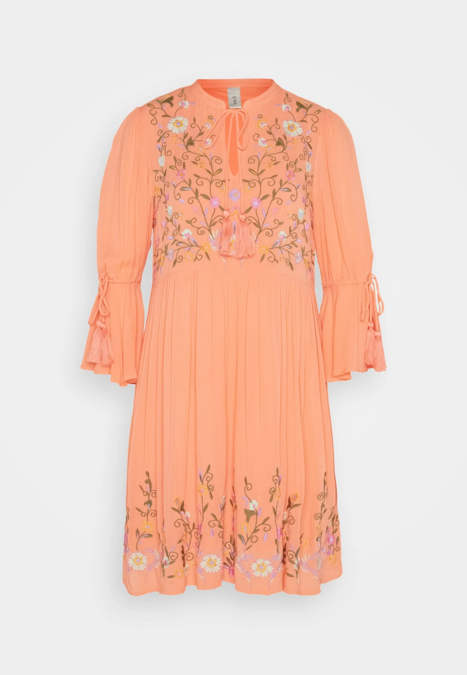 Yaschella 3/4 Tunic Dress - Jurk - Apricot 7 Yaschella 3/4 Tunic Dress - Jurk - Apricot - Afbeelding 5