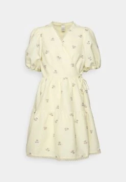 Yascherisa Wrap Dress Show - Jurk - Transparent Yellow -Yas c9439766d69d4a0aa4fbc833164277d7