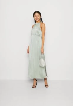 Yasfelina High Neck Ankle Dress - Galajurk - Green Milieu 9 Yasfelina High Neck Ankle Dress - Galajurk - Green Milieu -Yas cb8cc4f6555744c9b48f5f8879441b88